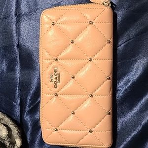 Coach ladies studded wallet
